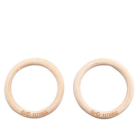GND Replacement Wooden Gym Rings - Gym Rings- GND Fitness