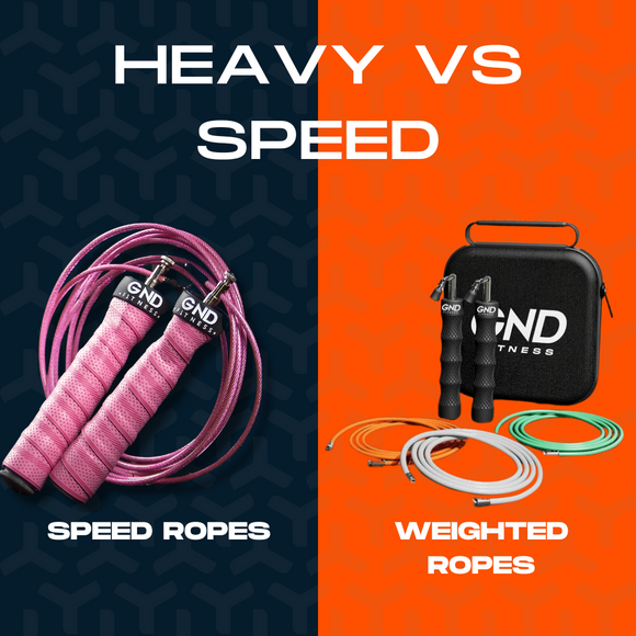Strong Rope Vs Weak Rope Skipping: Speed Rope vs Heavy Rope | GND Fitness