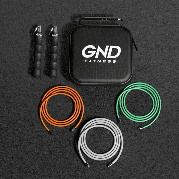 GND Bone Grip weighted skipping rope with interchangeable cables