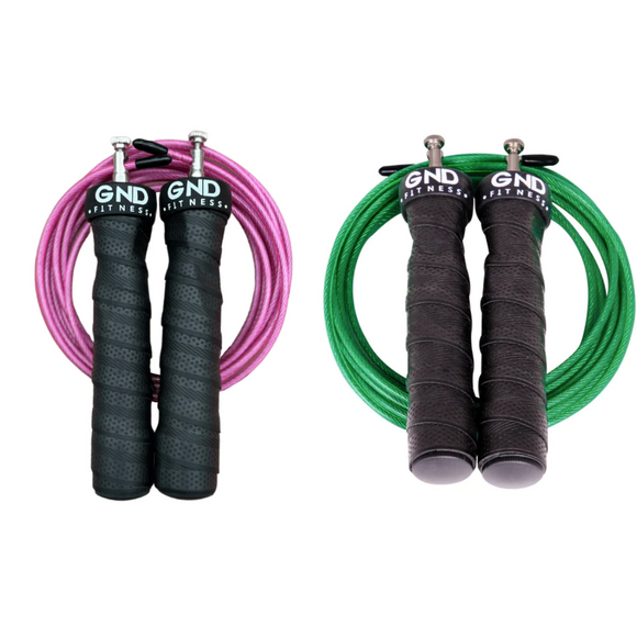 GND SR Speed Skipping Rope // Single Ball Bearing // 2 Pack