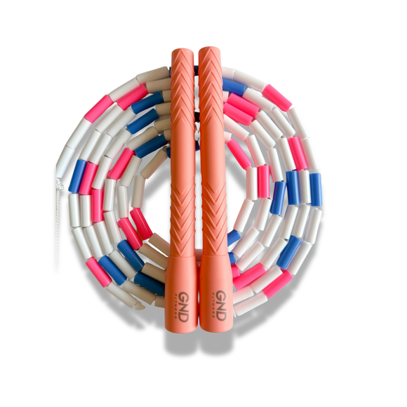Custom Beaded Skipping Rope - Long Handle