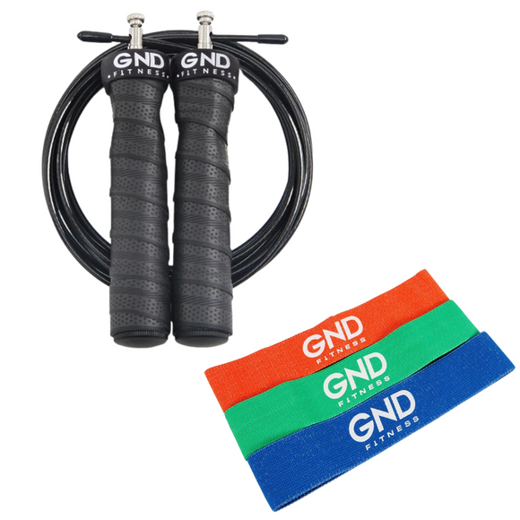 GND SR Skipping Rope & Resistance Booty Band // Pack