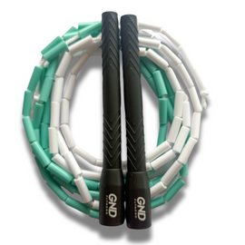 Custom Beaded Skipping Rope - Long Handle - 0