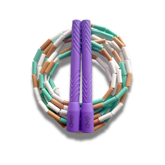 Custom Beaded Skipping Rope - Long Handle