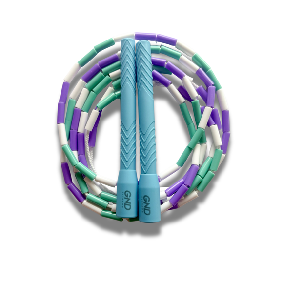 Custom Beaded Skipping Rope - Long Handle