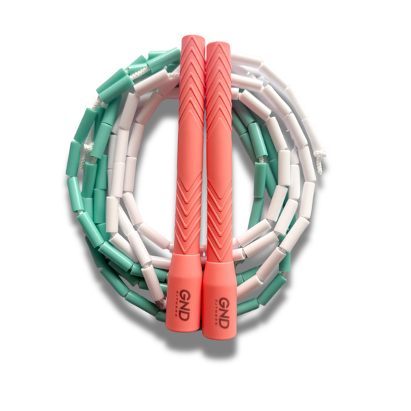 Custom Beaded Skipping Rope - Long Handle