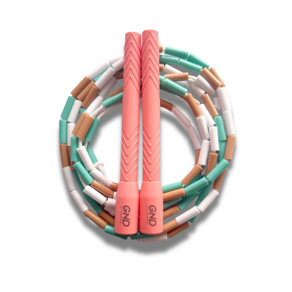 Custom Beaded Skipping Rope - Long Handle