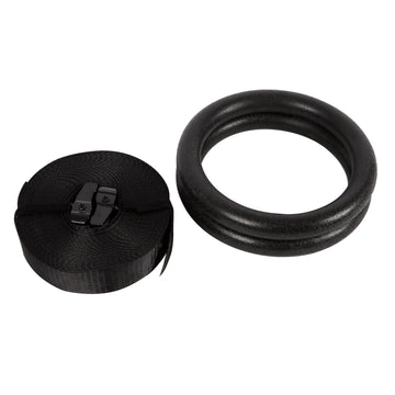 GND ABS Gymnastic Rings W/ Nylon Bracing Straps - Gym Rings- GND Fitness