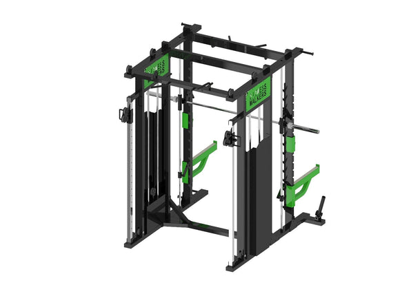 GND Cable Machine & Smith Machine // Lime Green - Rig & Rack- GND Fitness