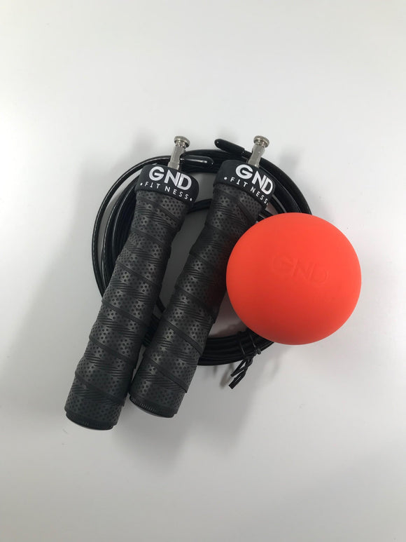 GND Lacrosse Ball & Skipping Rope // Pack - Skipping Rope- GND Fitness