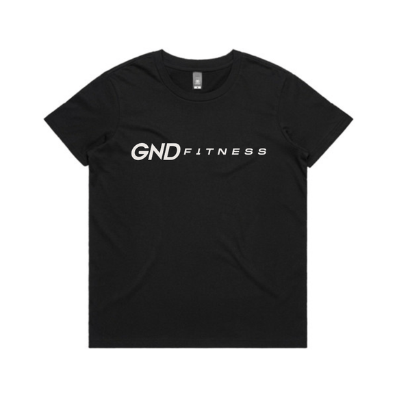 GND OG Womens Tee // Black - Apparel- GND Fitness
