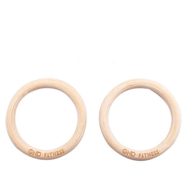 GND Replacement Wooden Gym Rings - Gym Rings- GND Fitness
