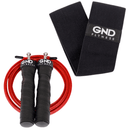GND Skipping Rope & Fabric Booty Band // Pack - Skipping Rope & Hip Band- GND Fitness