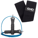 GND Skipping Rope & Fabric Booty Band // Pack - Skipping Rope & Hip Band- GND Fitness