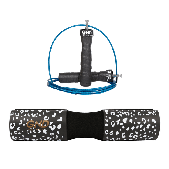 GND SR Skipping Rope & Barbell Pad // Pack - Skipping Rope- GND Fitness