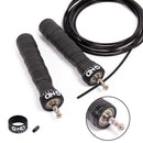 GND SR Speed Skipping Rope // Single Ball Bearing // Jet Black - SR Skipping Rope- GND Fitness