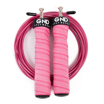 GND SR Speed Skipping Rope // Single Ball Bearing // Pretty Pink - SR Skipping Rope- GND Fitness