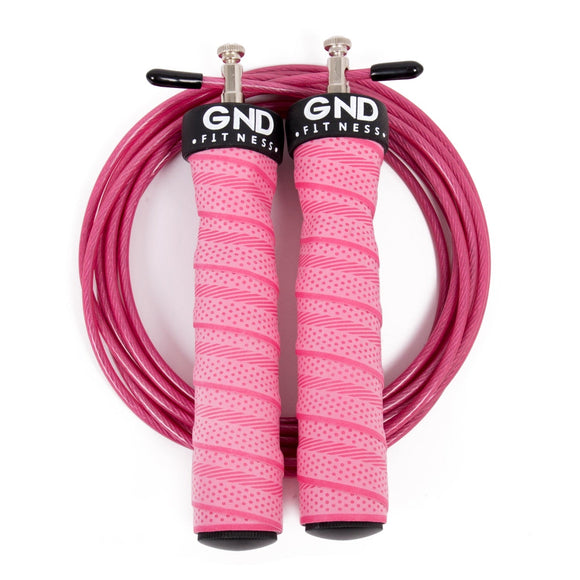 GND SR Speed Skipping Rope // Single Ball Bearing // Pretty Pink - SR Skipping Rope- GND Fitness