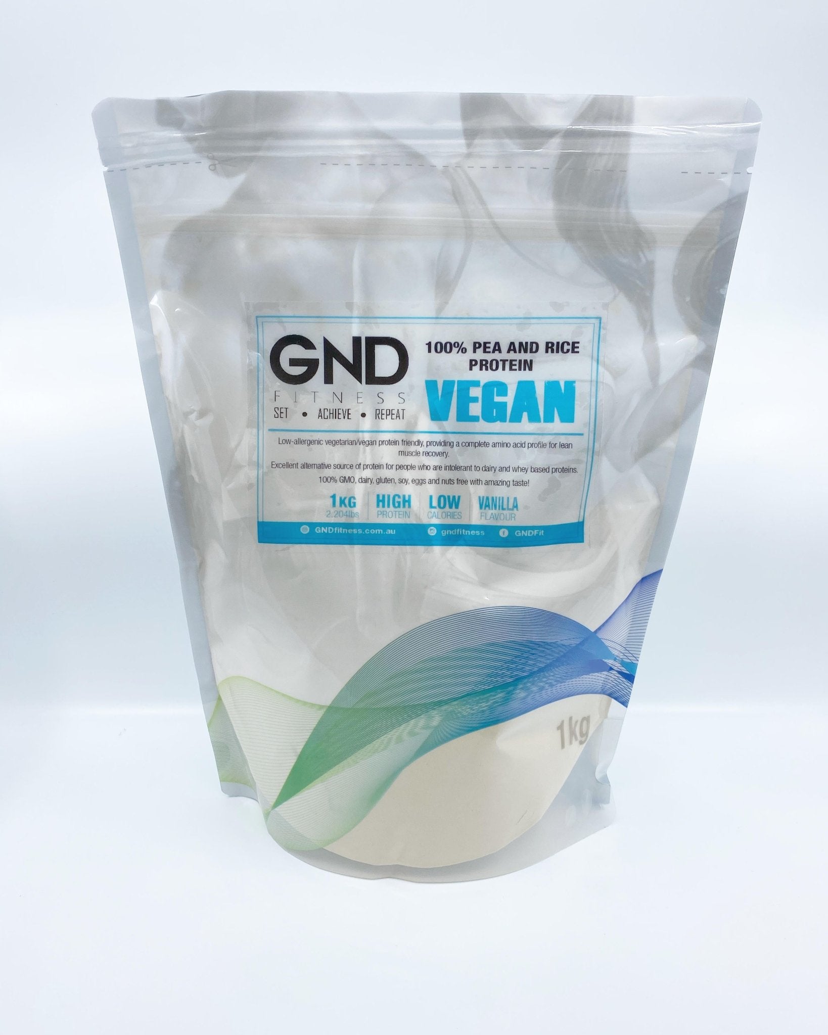 GND Vegan Pea/Rice Protein 1kg // Vanilla - Protein- GND Fitness