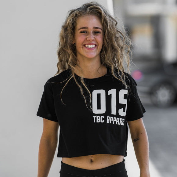 TBC Crop Tee // Black - Apparel- GND Fitness