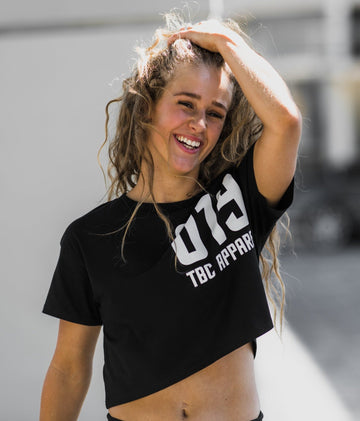 TBC Crop Tee // Black - Apparel- GND Fitness