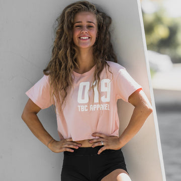 TBC Crop Tee // Pink - Apparel- GND Fitness