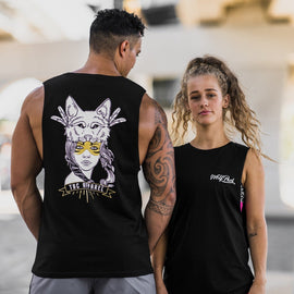 TBC Unisex Muscle Tank // Black Wolf Pack - Apparel- GND Fitness